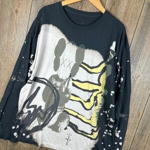 Travis Scott Black and Yellow Long Sleeve Tee